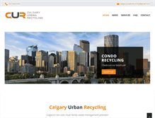 Tablet Screenshot of calgaryurbanrecycling.com